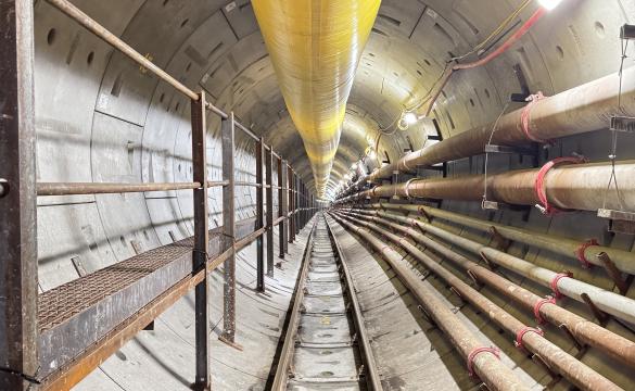 Image of tunnelling so far