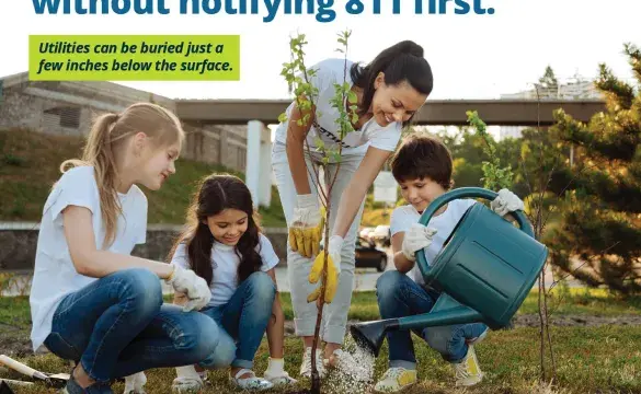 Call 811 Before Digging Reminder