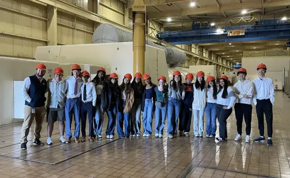A Team of People Standing