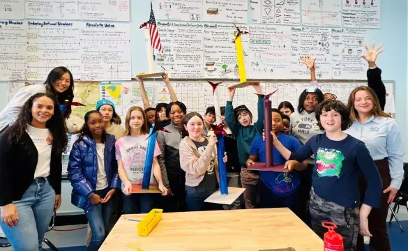 65 students from disadvantaged communities
