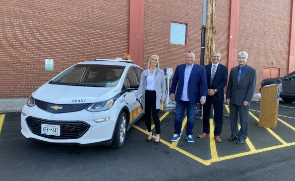 new EV charging station
