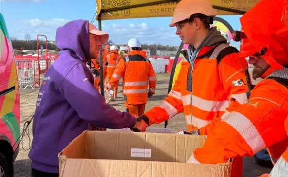Two People Shaking Hands