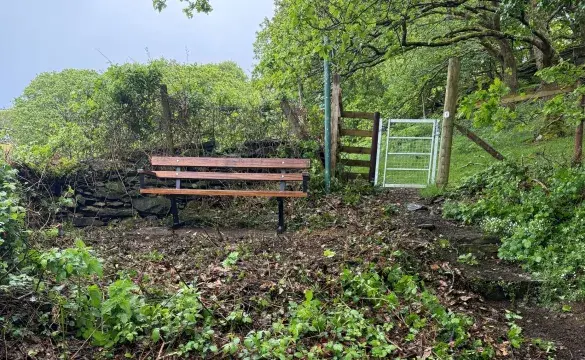 Llandecwyn bench 