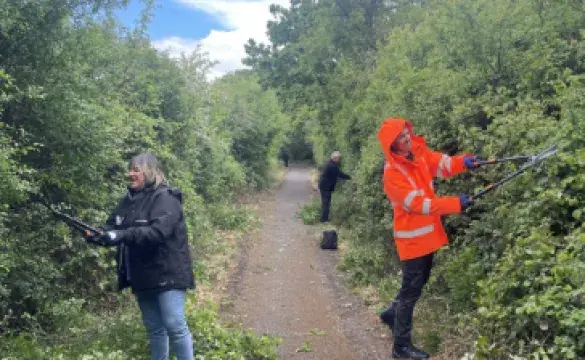 National Grid volunteers support conservation efforts at Gunpowder Park 