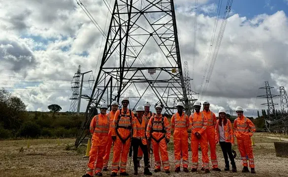 BTNO charity pylon climb