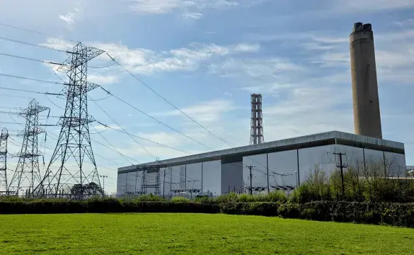 Image showing the existing Abershaw substation and power station