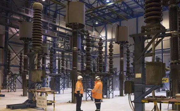 National Grid engineers at the IFA interconnector.