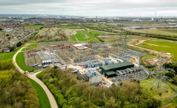Aerial photo of Lackenby substation