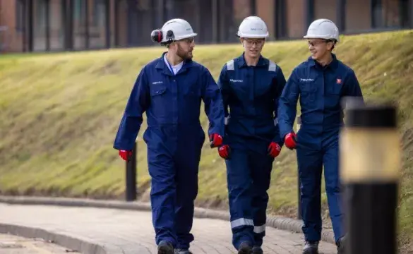 National Grid apprentices at Eakring