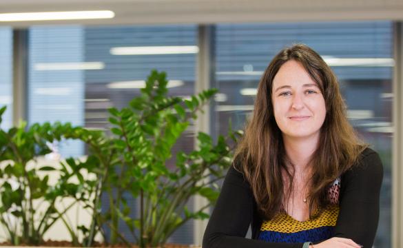 Photo of Erinn Sapsford - used for the National Grid article 'Erinn Sapsford: helping green up the UK’s energy'