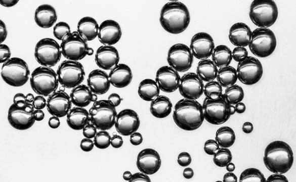 Floating bubbles - used for homepage for the National Grid story 'High hopes for hydrogen'