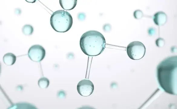 Hydrogen molecule atom abstract structure for National Grid FutureGrid story