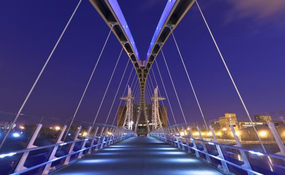 Lowry-bridge Salford
