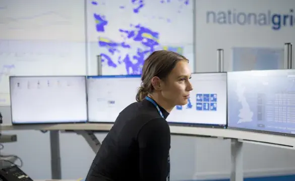 National Grid Gas National Control Centre for International Women's Day 2021 story