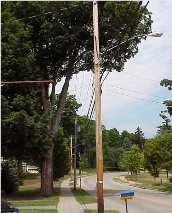 Urban light pole