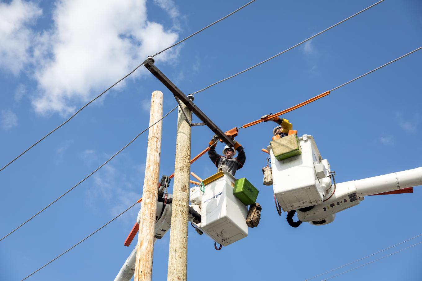 National Grid Lineworkers USA Schenectady