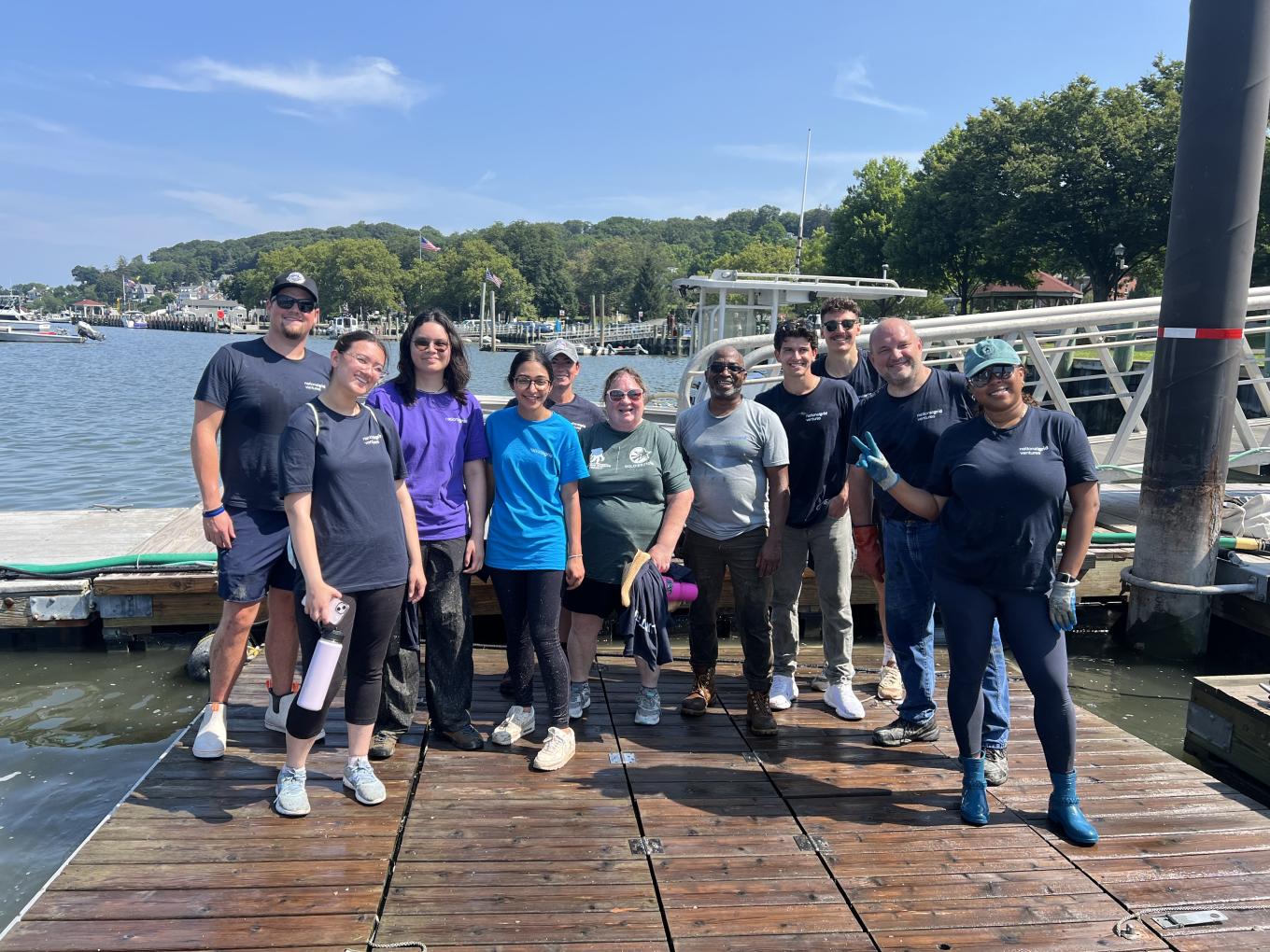 Group of People Standing on Docks