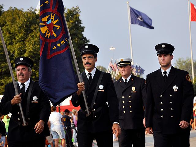 Army personnel standing