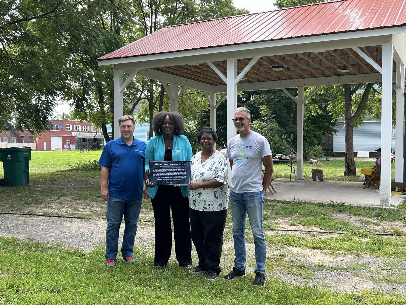 Project C team at Buffalo pavilion