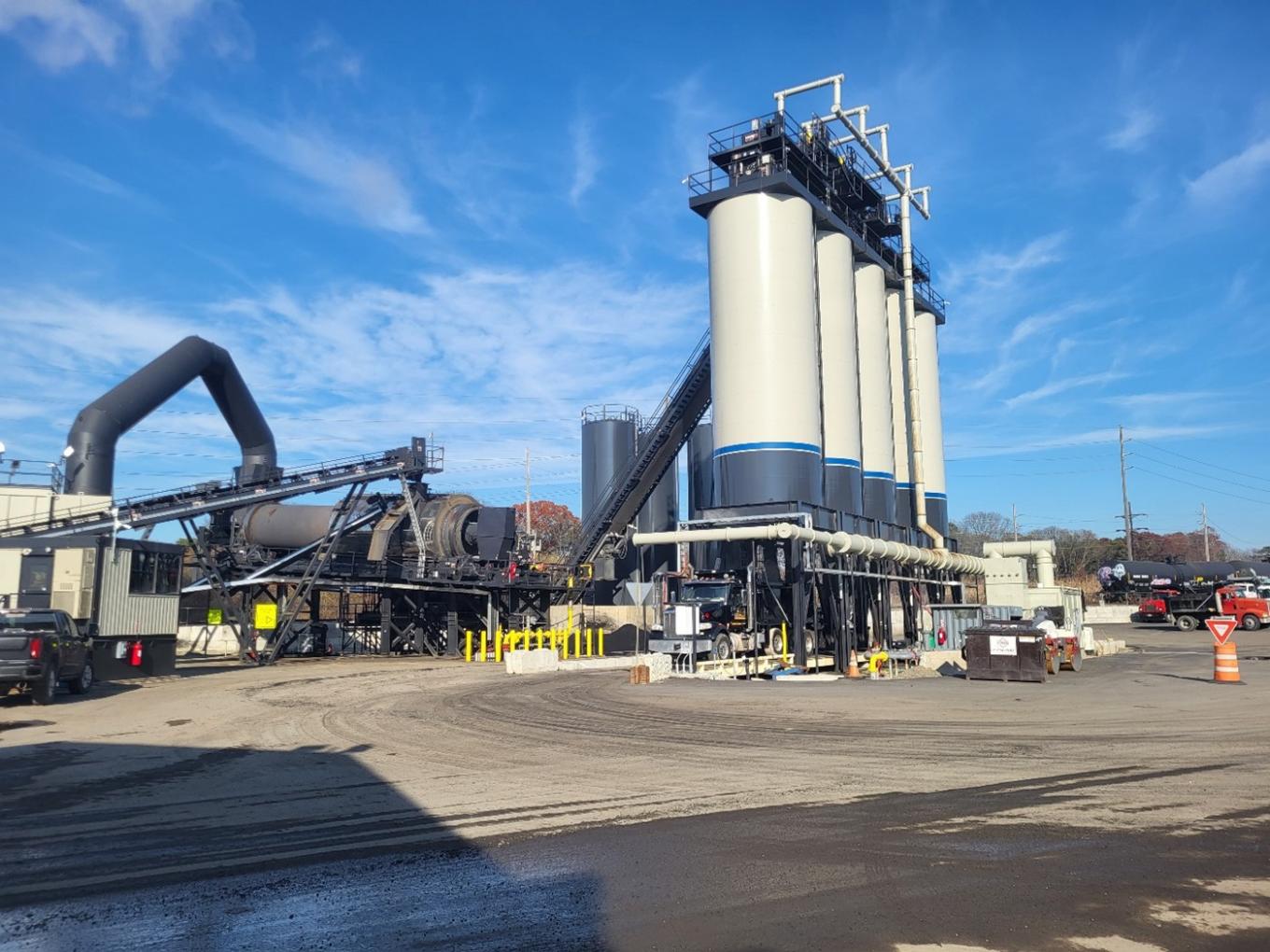 Posillico Materials East’s new Asphalt Plant