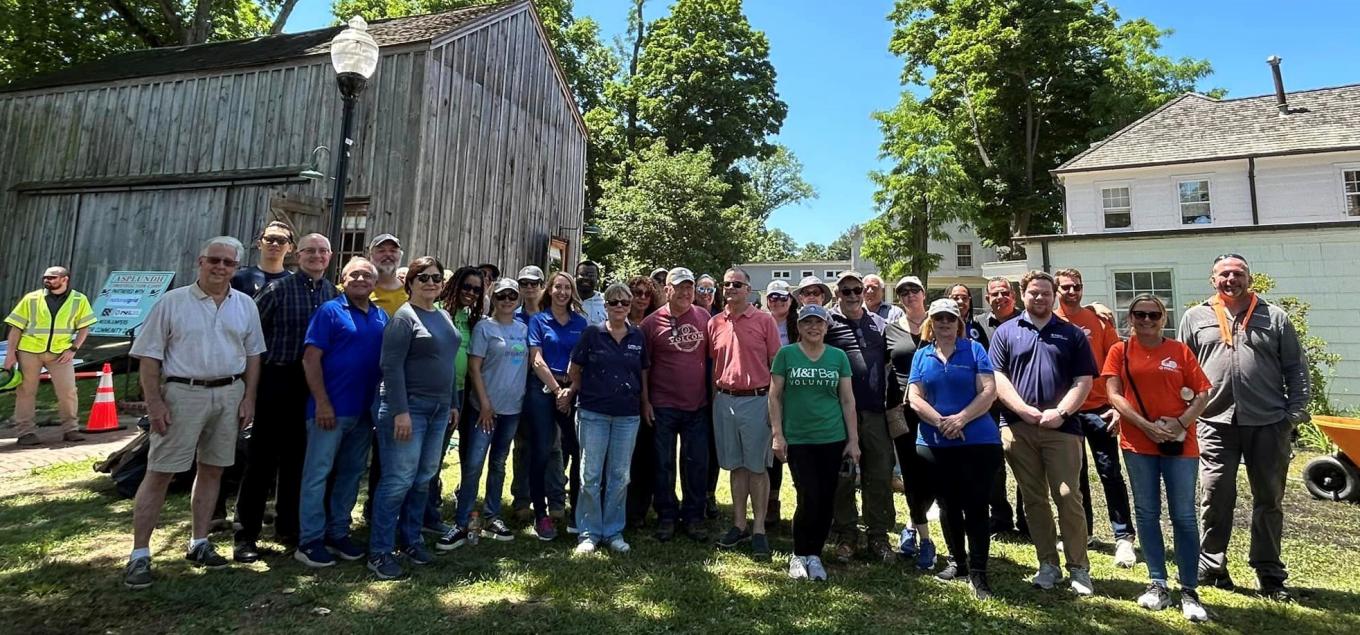 Huntington Historical Society volunteer group photo