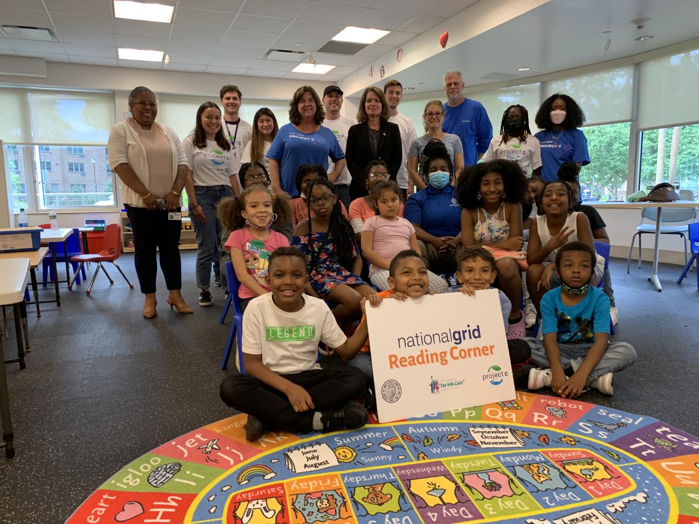 National Grid reading corner event