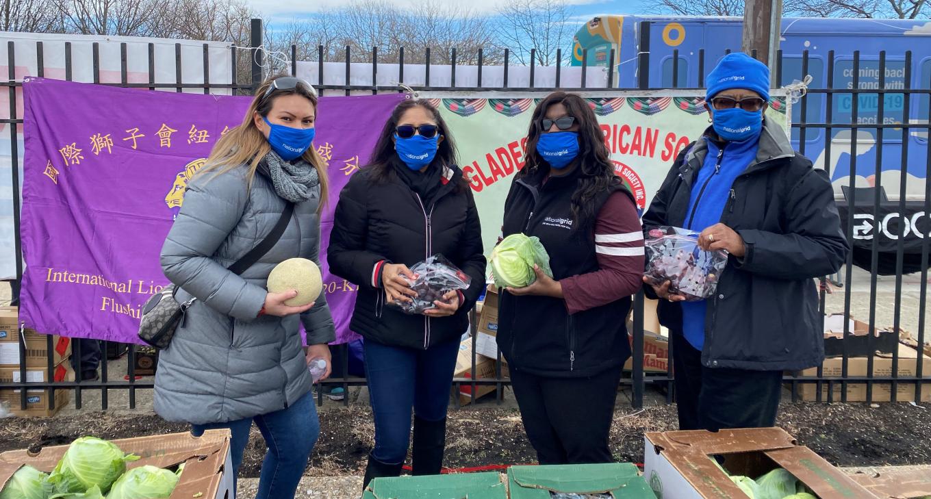  National Grid volunteers in South Ozone Park