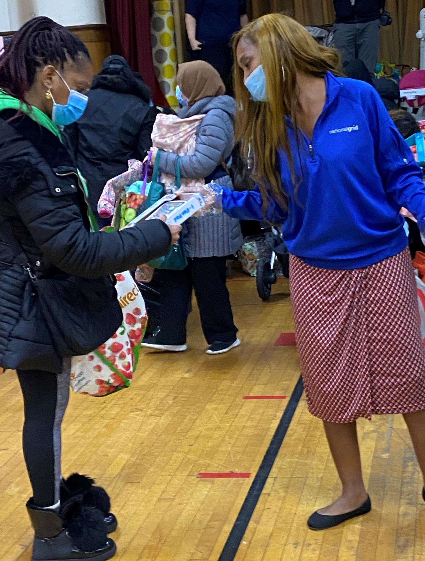   National Grid volunteer at Most Holy Trinity Church 