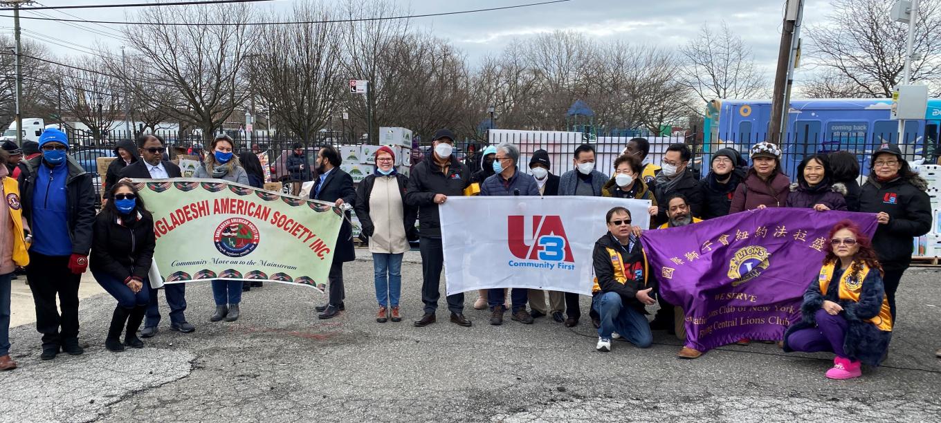 National Grid employees at  International Lions Club of New York