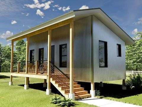 Modern two story house