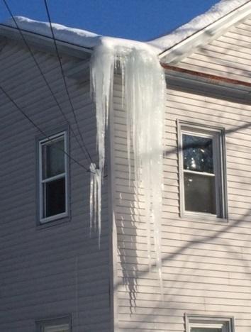 Snow covered roof 
