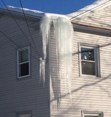 Snow covered roof 