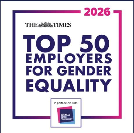Times Top 50 Employers for Gender Equality Logo
