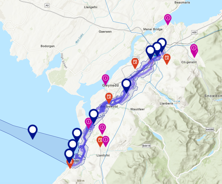 Interactive map