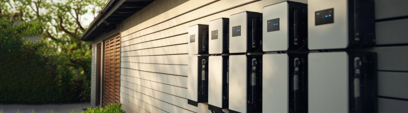 Batteries on house