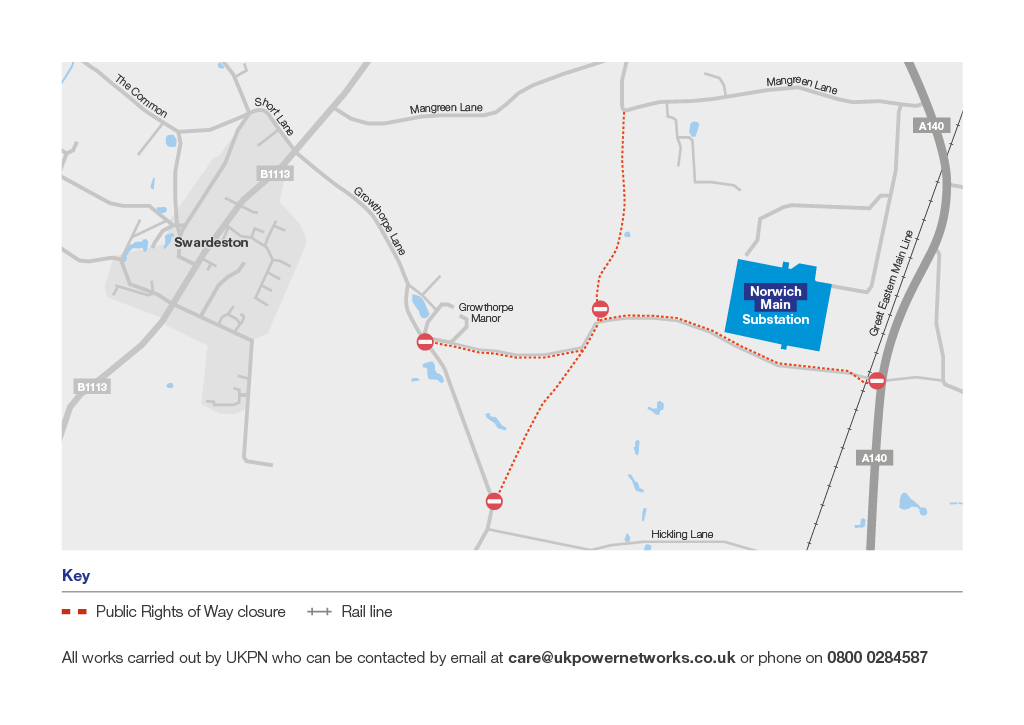 norwich to tilbury map