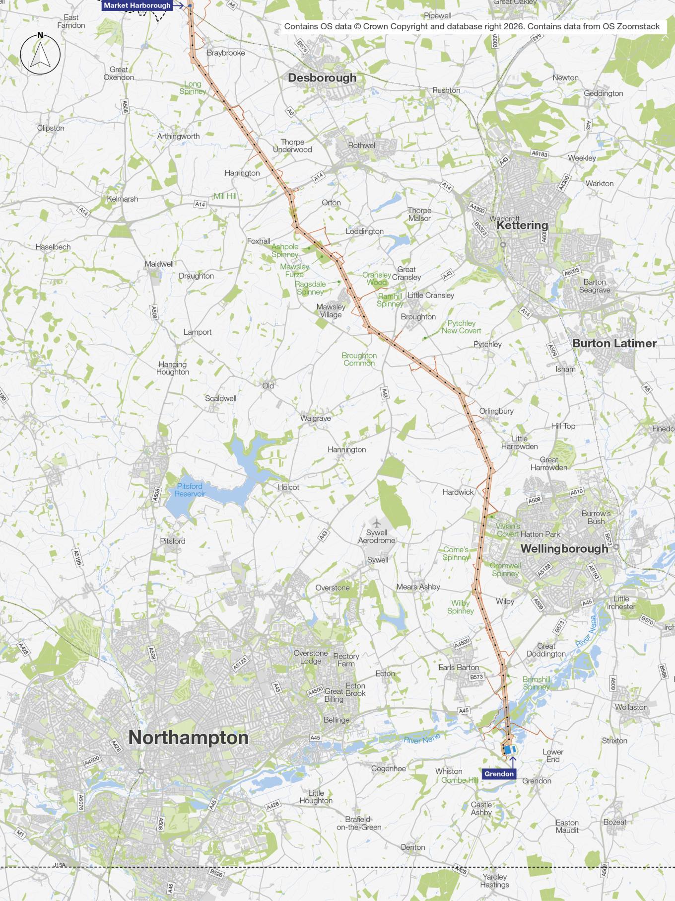 Route Section 5 Northamptonshire