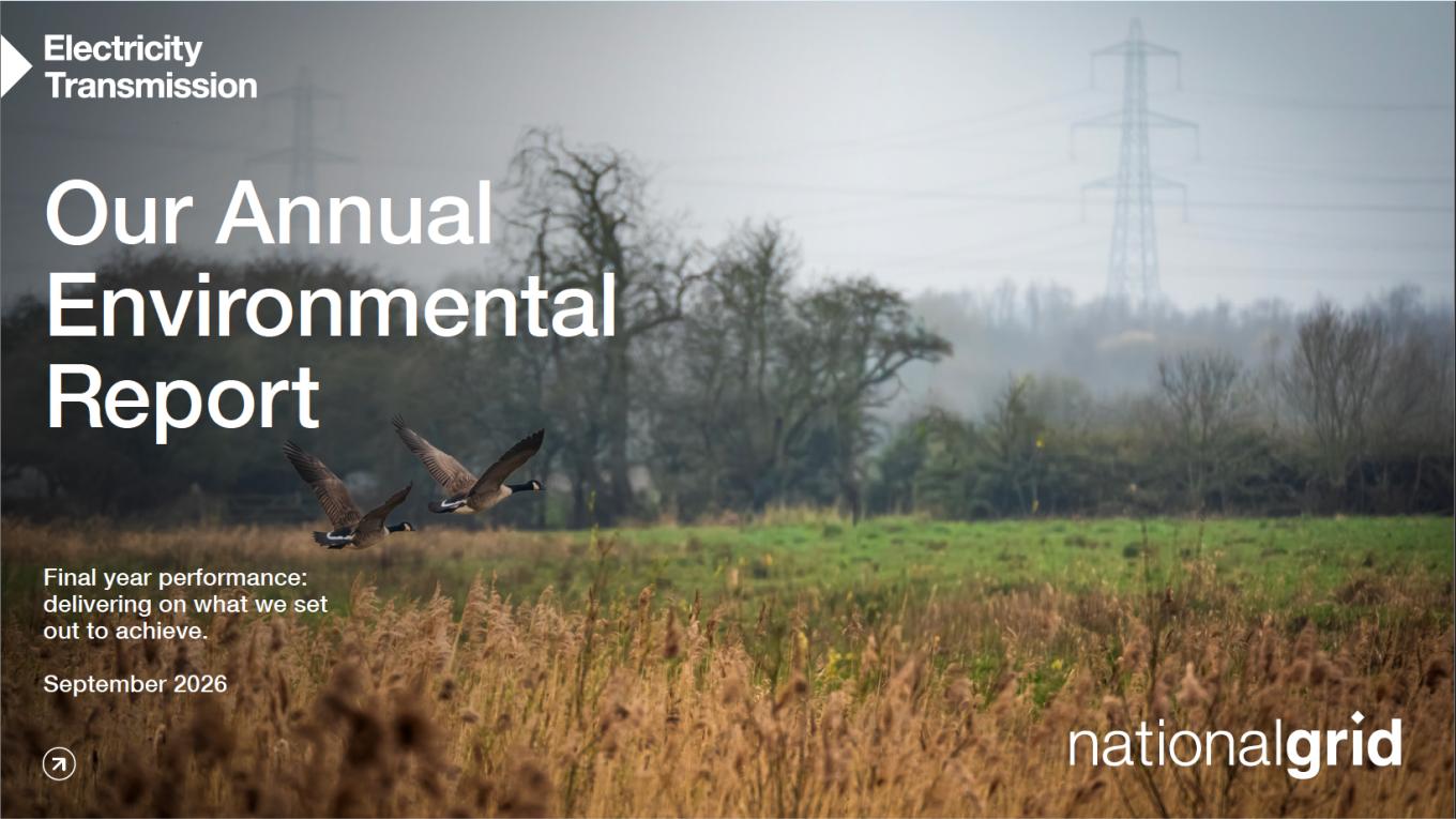 Our Annual Environmental Report