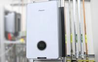 New Worcester hydrogen gas boiler - used in the National Grid story 'The future of home heating in a net zero UK'