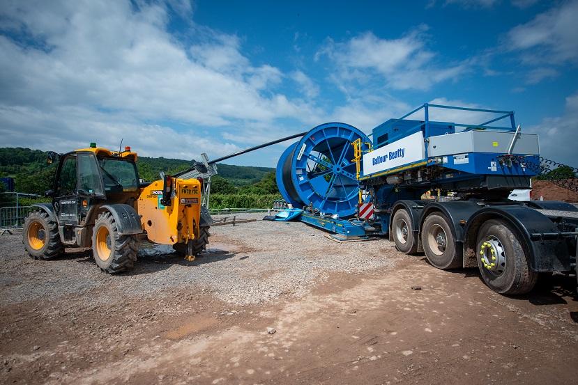 Mendip Hills underground cables installation - 1