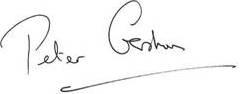 Peter Gershon's Signature
