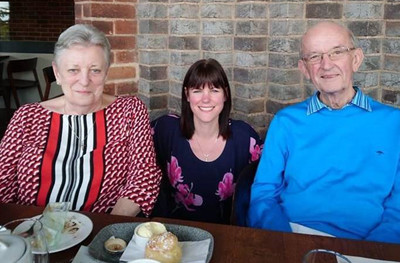 Sarah Jeffery and her parents used for National Grid's 'Supporting carers during stressful times' article