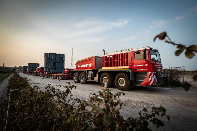 Series reactors arrive on site at Shurton Substation