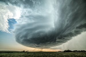 Storm supercell for National Grid story '6 myths about climate change busted'
