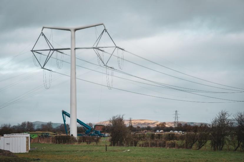 HCP - T-pylon stringing 2