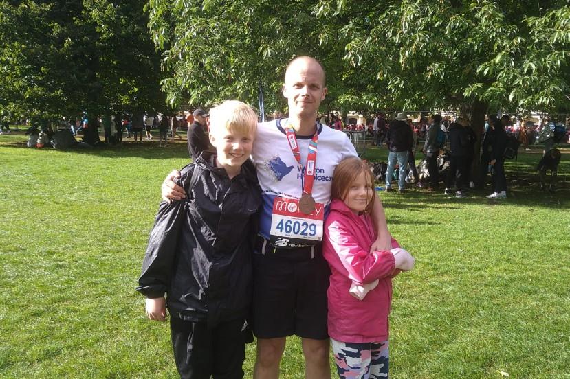 HCP - Balfour Beatty's Stuart Vanter ran London Marathon