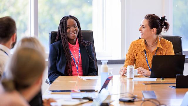 Girls Takeover - Precious and Alice Delahunty in the Boardroom