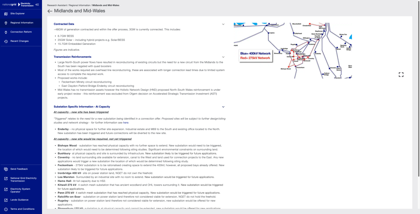 Regional info