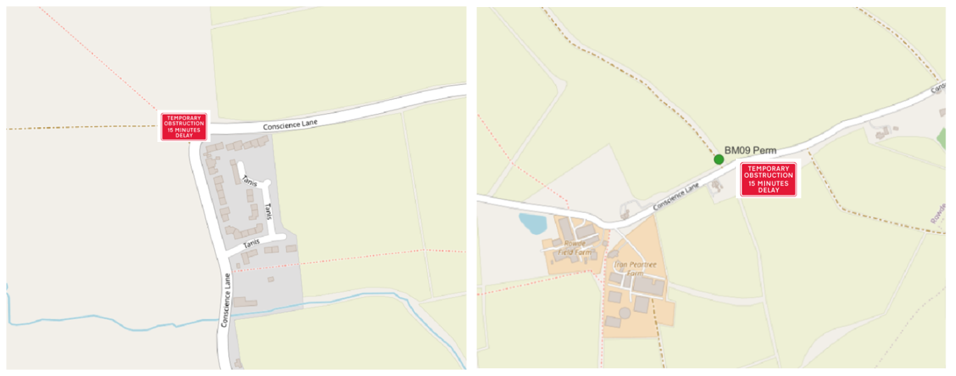 NWD VIP Conscience Lane map2.png Traffic management on Conscience Lane