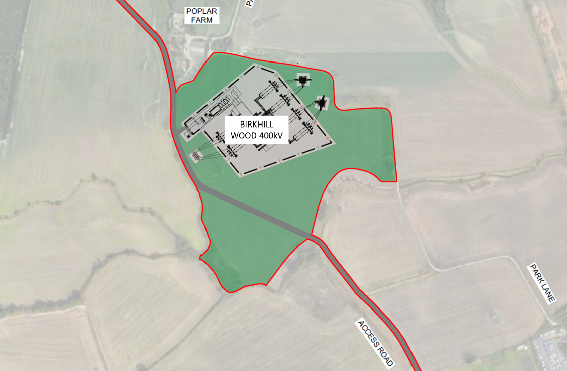 Birkhill Wood Aerial View